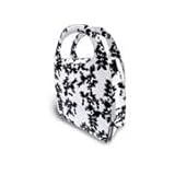 Basil Mirte Shopper Bag White Black Handlebar Bicycle Bike