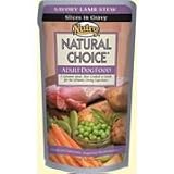 Nutro Natural Choice Dog Savory Lamb Stew Slices in Gravy (24/5.3-oz Pouches)