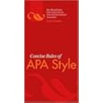 Concise Rules of APA Style 6th
