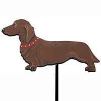 Hand Painted Dog Breed Garden Stake - Dachshund