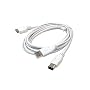 USB / Firewire [2-IN-1] Cable for Apple iPod