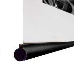 Posterschiene 138 cm - Aluminium schwarz