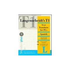 Langenscheidt T1, CD-ROMs : Spanish-English/English-Spanish, Standard Plus 3.0, 1 CD-ROM Context-sensitive translation. System lexicon with 200.000 entries. For Windows 95/NT 3.51 or higher