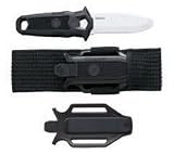 Schrade Water Rat Black Handle Dive Knife with Sheath - Clam Pack