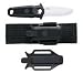 Schrade Water Rat Black Handle Dive Knife with Sheath - Clam Pack