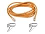 Belkin 7ft 10/100BT RJ45M/RJ45M CAT5E Patch Cable  (Orange)