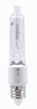 Sylvania 58817 100-Watt 120-Volt Tungsten Halogen Single-End Super-Q Clear Finish Lamp with Mini Candelabra Base (ESN), 1-Pack # 100QCLMCRPESN