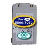 1001Cables - Mobile Phone Battery for LG 5500 7050 - Silver
