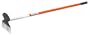 Rainbow Gardener 34419ORA Weeder Rake, Orange