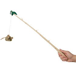 Play-N-Squeak Dangle Mouse Wand Cat Toy