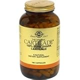 Cartilade 100% Pure Shark Cartilage - Helps promote a healthy cellular environment, 180 Caps., (Solgar)