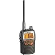 Cobra MR HH125 Compact Waterproof Marine Handheld VHF Radio with 1 or 3 Watts, All Weather Channels, and Weather Alert (Black)