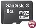 SanDisk 8GB microSDHC Card CLASS 2 (SDSDQ-8192, Bulk Package)