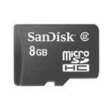 SanDisk 8GB microSDHC Card CLASS 2 (SDSDQ-8192, Bulk Package)