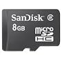 SanDisk 8GB microSDHC Card CLASS 2 (SDSDQ-8192, Bulk Package)