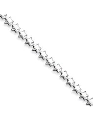 Sterling Silver Stars Bracelet QG506-7"