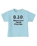 OBSESSIVE JACOB DISORDER on Infant & Toddler Cotton T-Shirt (in 29 colors)