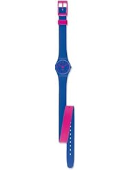 Swatch Biko Bloo Blue and Pink Ladies Watch LS115