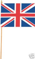 Small Union Jack hand flag