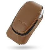 Pdair Universal Leather Pouch Case (Xtra Large - Brown) for Cingular 8125/VPA Compact II/Dopod 838