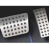 Dodge Caliber & Jeep Compass Patriot Polished Stainless Steel Pedal Covers by Mopar