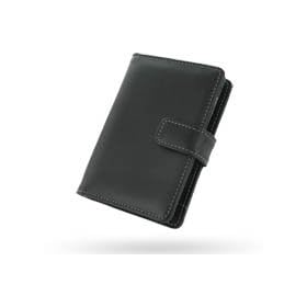 Leather Case for Palm Tungsten T5/TX - Book Type (Black)