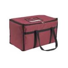 San Jamar FC2212-MRN Insulated Food/Pizza Carrier, Large, 12" Width x 22" Height x 12" Depth