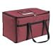 San Jamar FC2212-MRN Insulated Food/Pizza Carrier, Large, 12" Width x 22" Height x 12" Depth
