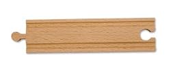 Melissa and Doug 6in Wooden Straight Train Track Set (6 pack)
