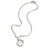 JEWELS D&G I D&G SS NECKLACE ROUND PENDANT D&G IN RELIEF DJ0919