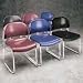 Electronics : GuestStacker® Chair, Black with Chrome Legs, 4 per Carton