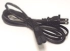 Extension Cords: Cord for AC adapter - US plug and Two pin connector plug