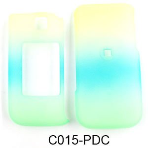 Samsung Alias 2 u750 Frost Design, Yellow/Green/Blue Hard Case,Cover,Faceplate,SnapOn,Protector