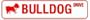BULLDOG DRIVE dog pet road street sign