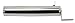 7-inch, 15-watt, Chrome, Incandescent Slimline Cabinet Light