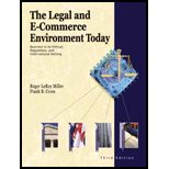 img - for Legal and E-Commerce Environment Today : Business in the Ethical, Regulatory, and International Setting - Textbook Only book / textbook / text book
