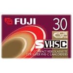Fuji 2-Pack S-VHS-C 30 Minute Tapes (SVHSTC302PK)