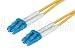 LC to LC Duplex Clipped Singlemode Fiber Optic Cables, 9/125 with OFNR Jacket
