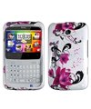 Htc Status ChaCha Purple Lily Cell Phone Snap-on Cover Faceplate / Executiv ....