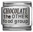 Clearly Charming Chocolate, The Other Food Group Laser Etched Italian Charm