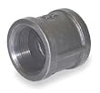 Industrial Grade 1LBP7 Couping, Galv Malleable Iron, 3 In