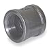 Industrial Grade 1LBP7 Couping, Galv Malleable Iron, 3 In