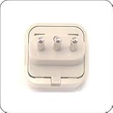 International Plug Adapter USA Female to Italy Grounded CEI23-16 Male Plug