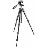 Manfrotto 728B Digi Compact Tripod with Integrated 3-Way Head and Carrying Bag (Black)