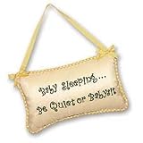 8 x 5 Doorknob Pillow, Baby Sleeping