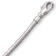 Sterling Silver Hollow Cocoon Chain - Length 16"