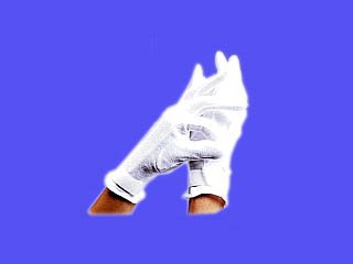 Star Line Baton Co. Cotton Glove Black