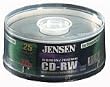 Jensen 25-Pack of 80-Minute CD-RWs (JCDRW25)