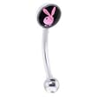 Playboy Pink FOIL Bunny Logo Eyebrow Ring