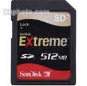 Sandisk 512MB Sd Extreme Card